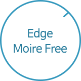 Edge Moire Free