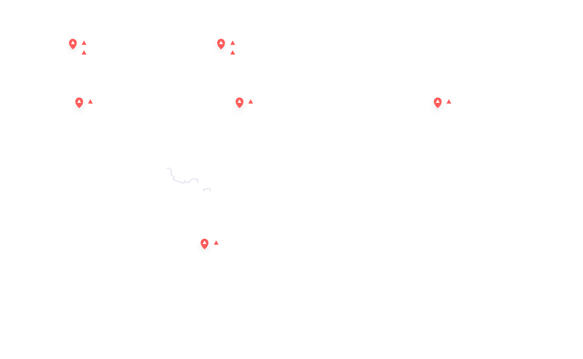 R&D location checked map