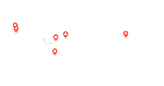 R&D location checked map